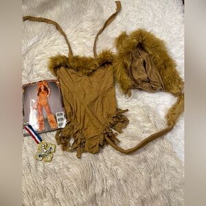 Women’s sexy lioness costume (T)